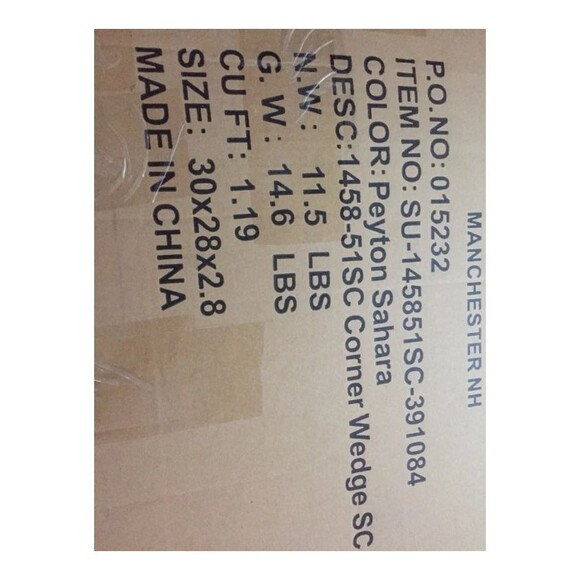 Sunset Trading Cloud Puff Slipcover - Corner Arm Chair, Performance Fabric - Picture 5 of 5